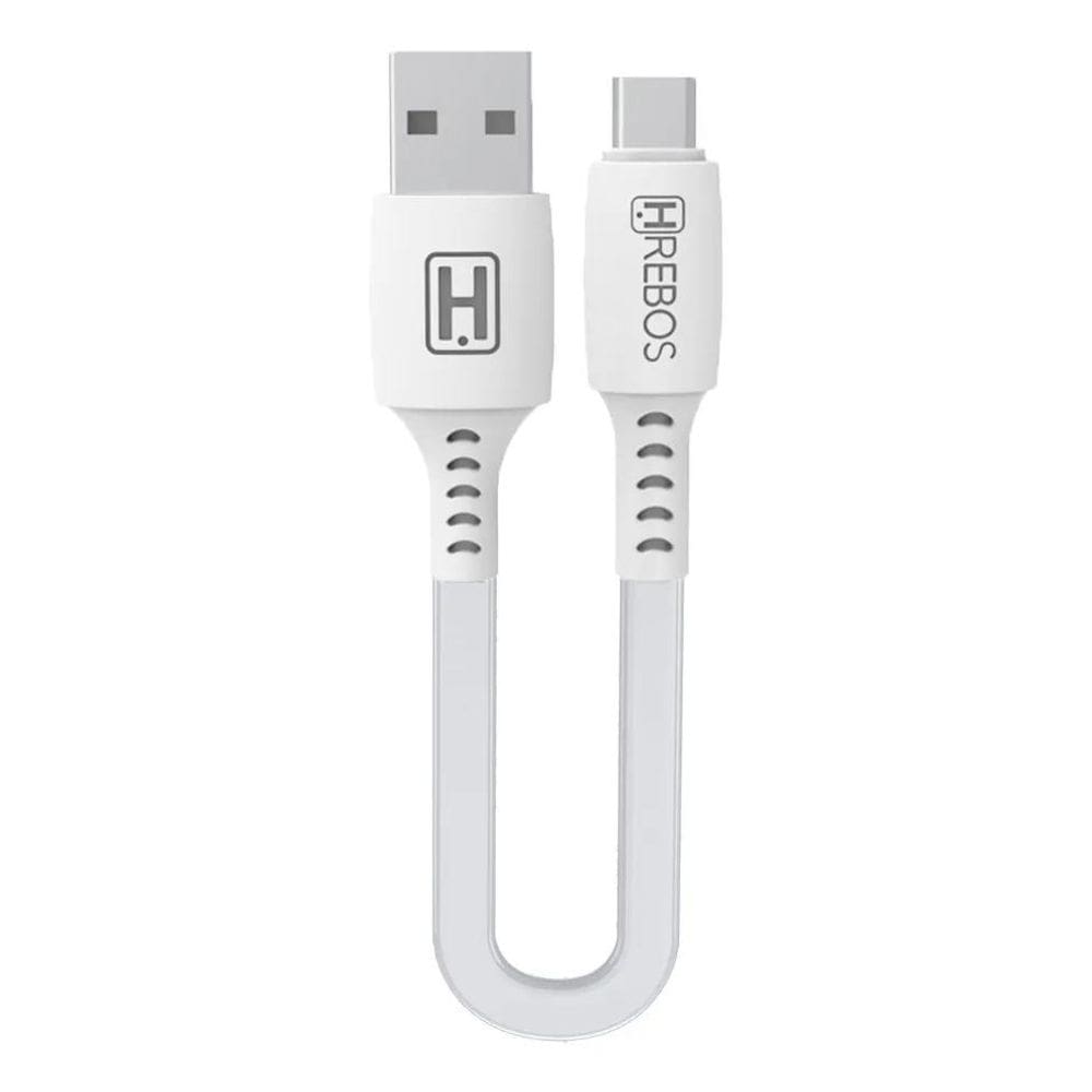 Cabo Usb Tipo C Curto Pequeno 20 Cm Turbo Reforçado