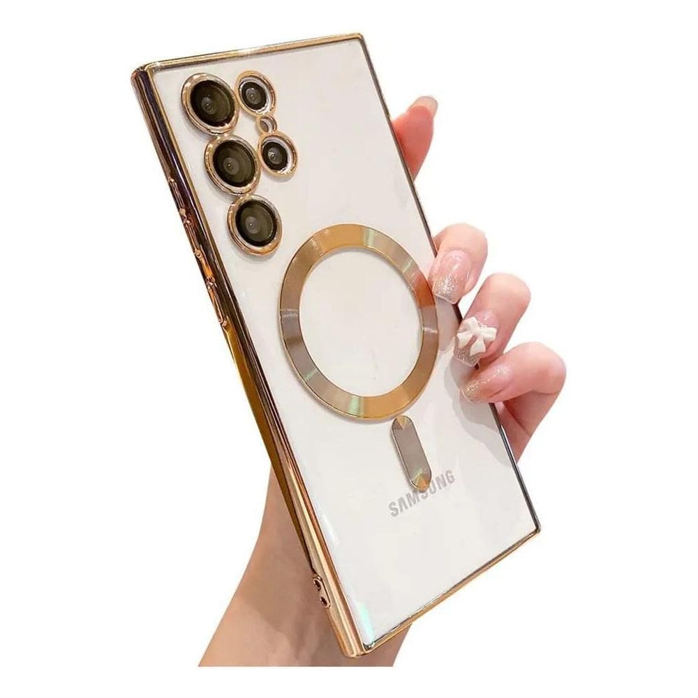 2X Capa Capinha Para Samsung Galaxy Magsafe Com Proteção Câm