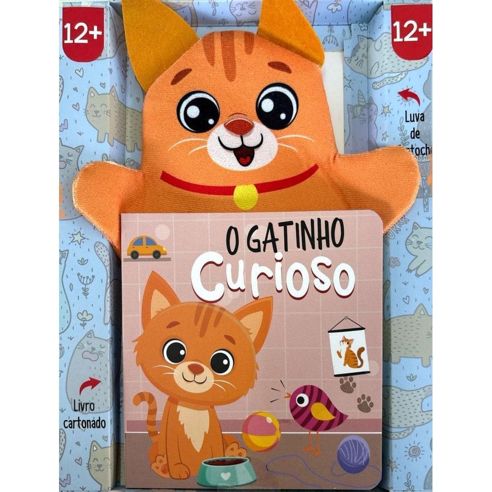 Livro Fantoche O Gatinho Curioso