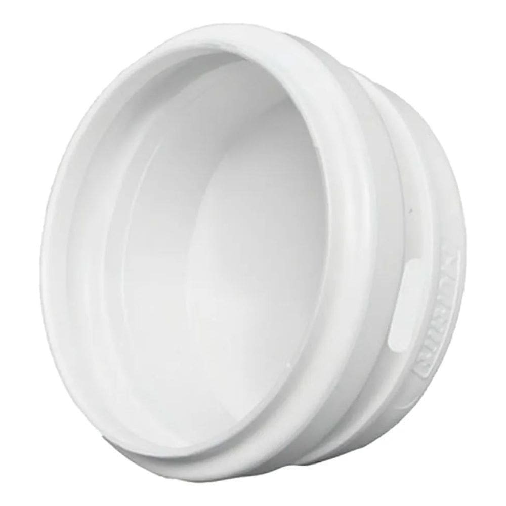 2X Cap Tampão Tampa Pvc Branco Para Esgoto Dn200 200Mm