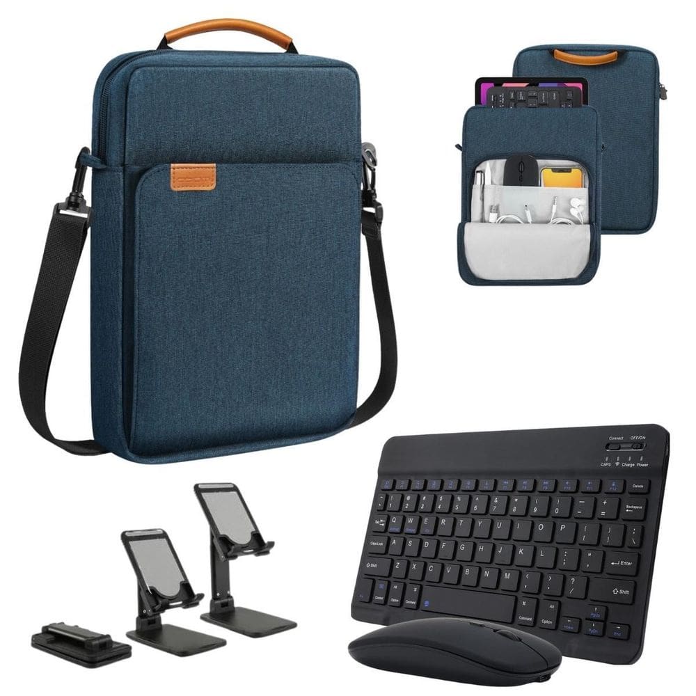 Case Bag + Suporte + Teclado Para Tablet Samsung S10Fe+ 13.1