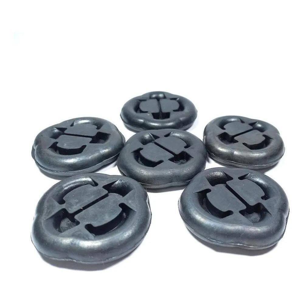 Coxim Escapamento Borracha Caveirinha Gol, Parati, Saveiro