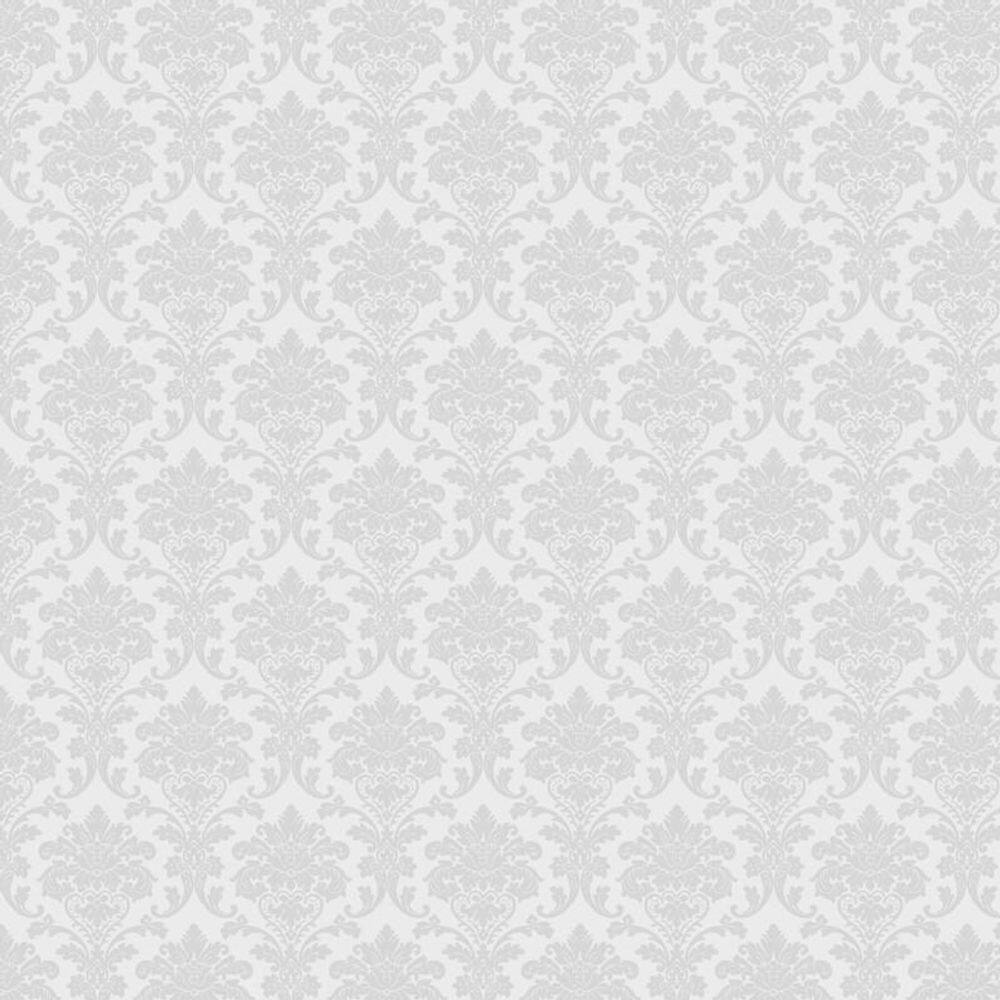 Papel De Parede Arabesco Fundo Cinza Adesivo Quarto Sala