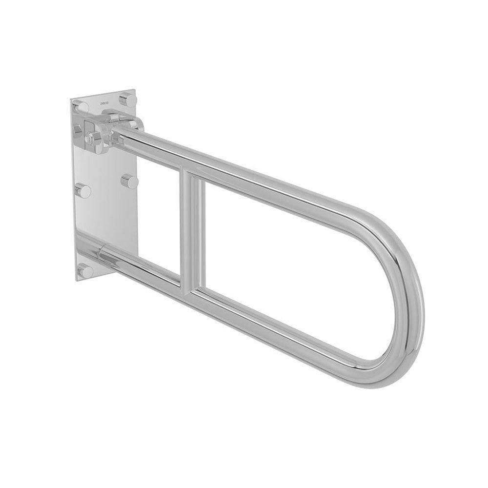 Barra De Apoio Lateral Articulável Deca Conforto Inox Polido