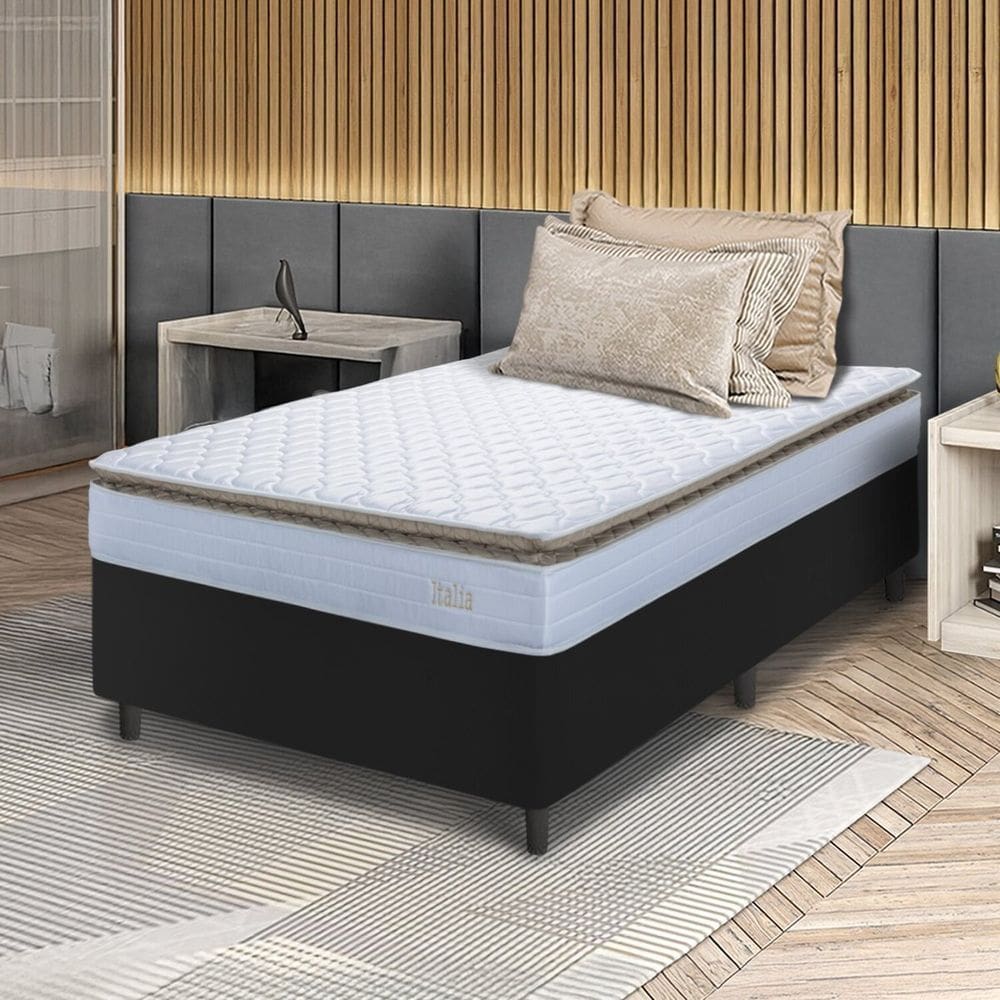Colchão de Solteiro 24cm X 88cm D45 Milão Branco