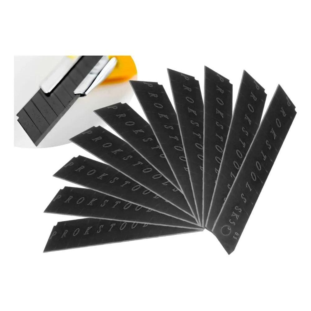 Estilete Retrátil Corneta 10 Lâminas 18Mm Preto