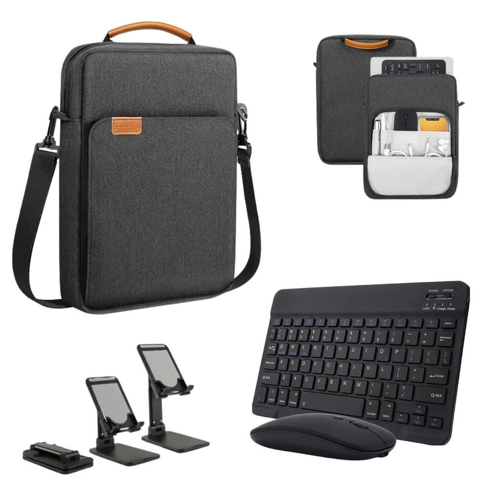 Capa Bag + Suporte + Teclado Para Tablet Samsung S9 Fe+ X616