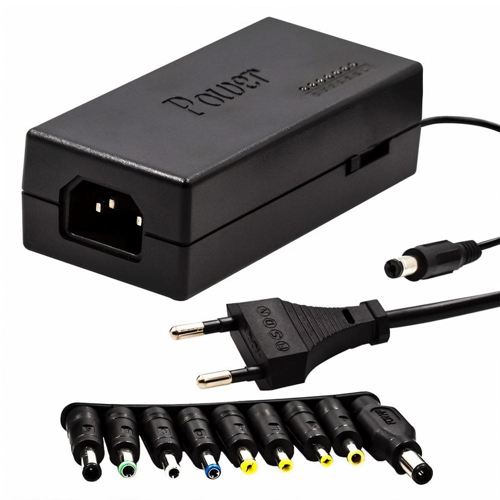 Fonte Universal 120w com 9 Plugs Adaptador Bivolt 120v 240v Multi Conectores