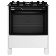 Fogão a Gás Mesa de Vidro Limpa Fácil e Acendimento Automático Esmaltec Pérola Glass 5 Bocas Branco