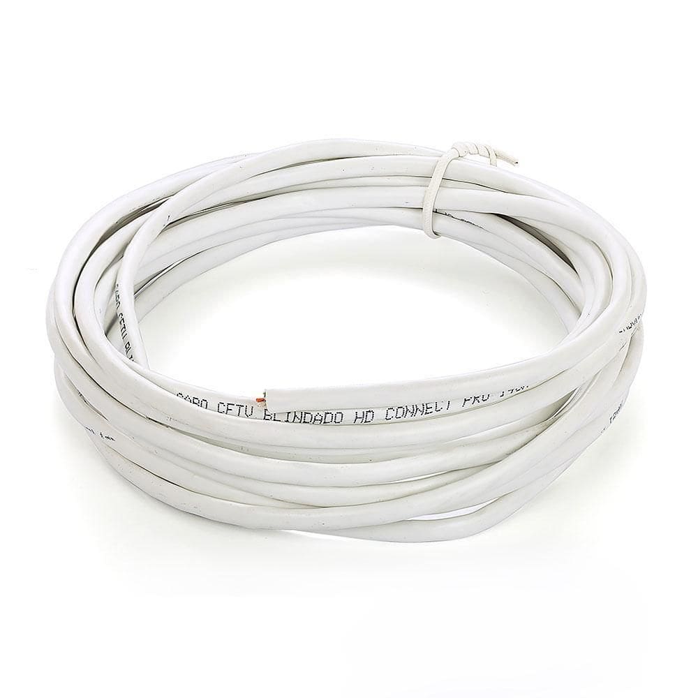 Cabo De Rede Blindado Cat5E Branco - 40 Metros