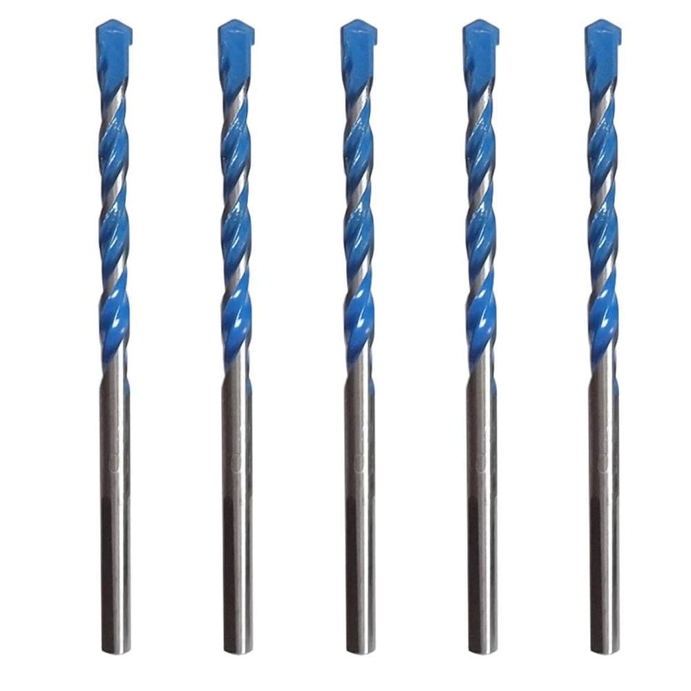 Kit 5 Brocas 6Mm Multifunção Multimaterial Fura Tudo Md Htom