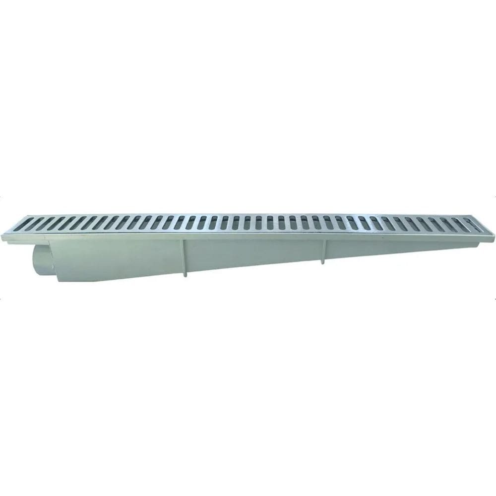 2X Ralo Linear Seca Piso Com Caixa Coletora 5X48 Acvent 1009
