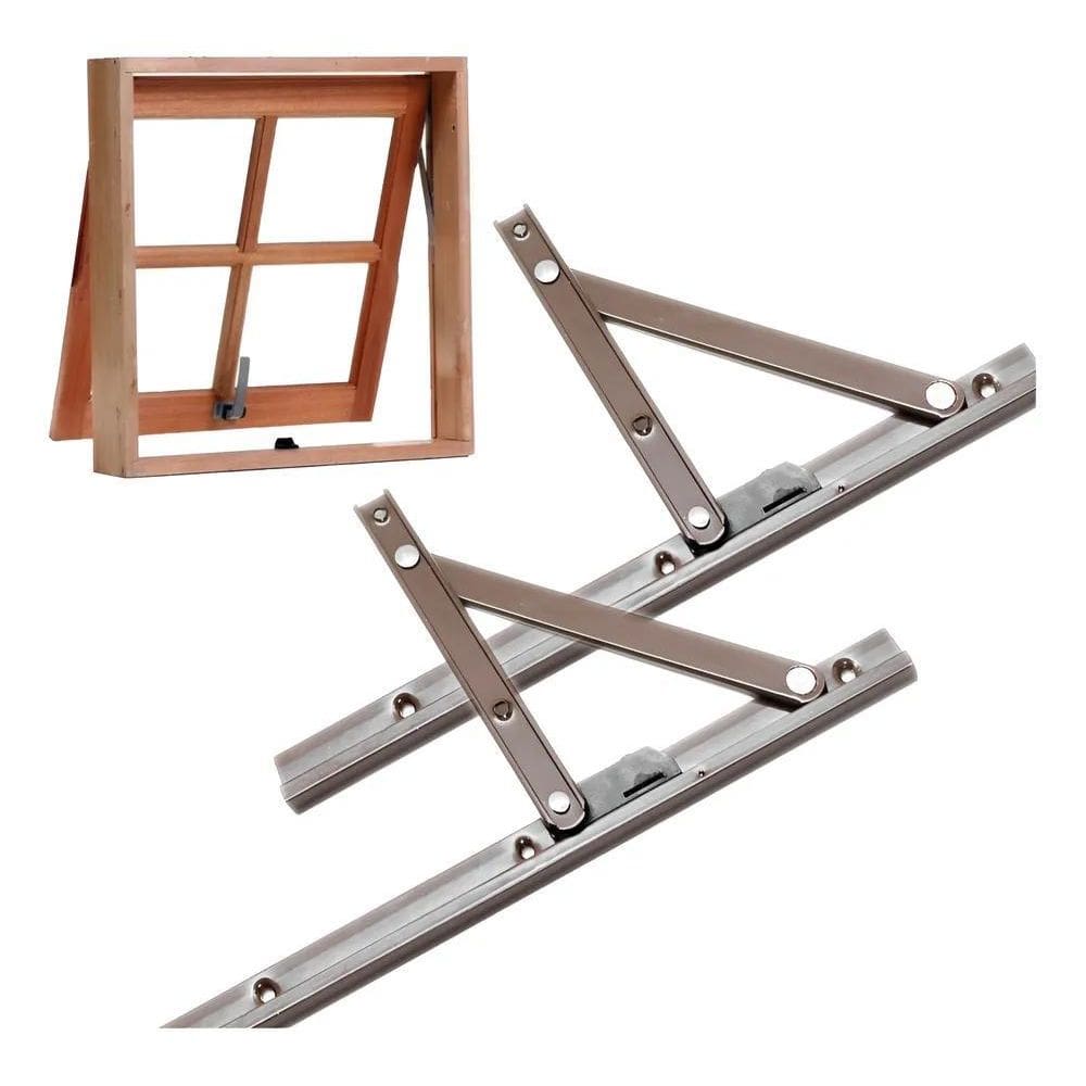 2X Braço Articulado Para Janela Basculante 30Cm Preço Par