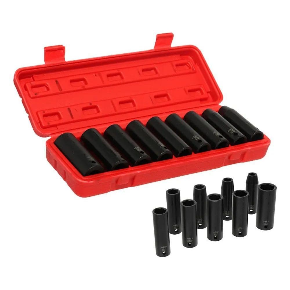 2X Jogo Soquete/ Pitu Impacto Preto Profissional Longo 1/2 9