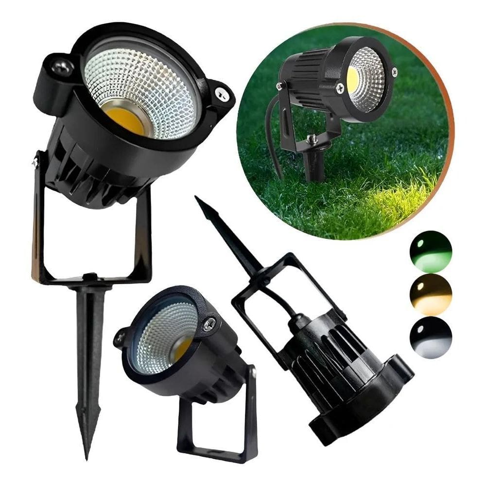 2X Espeto Led 15W Luminaria Jardim Prova D`Água