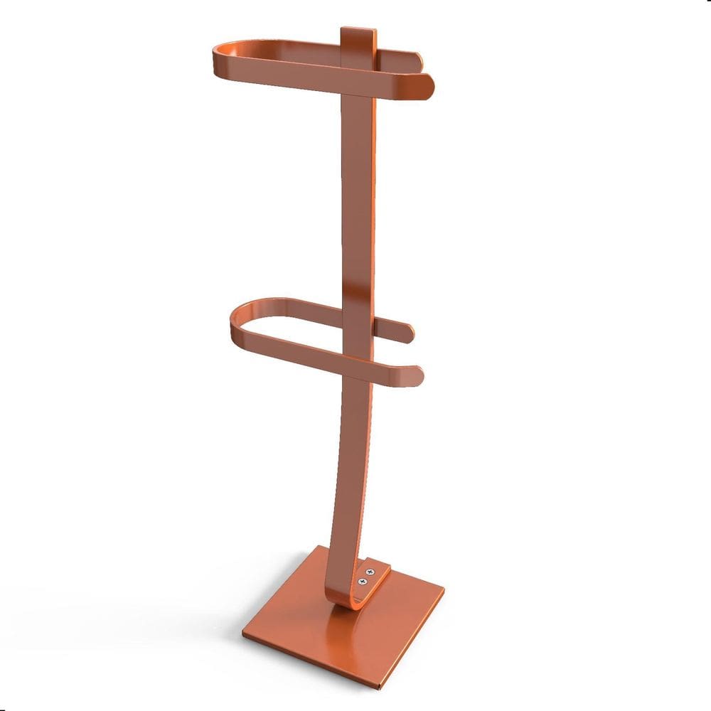 Porta Papel Higiênico De Chão Suporte Papeleira Rose Gold.D