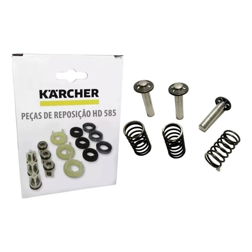 Kit Reparo Hd585 Válvulas Gaxetas Pistão Mola Karcher - Full