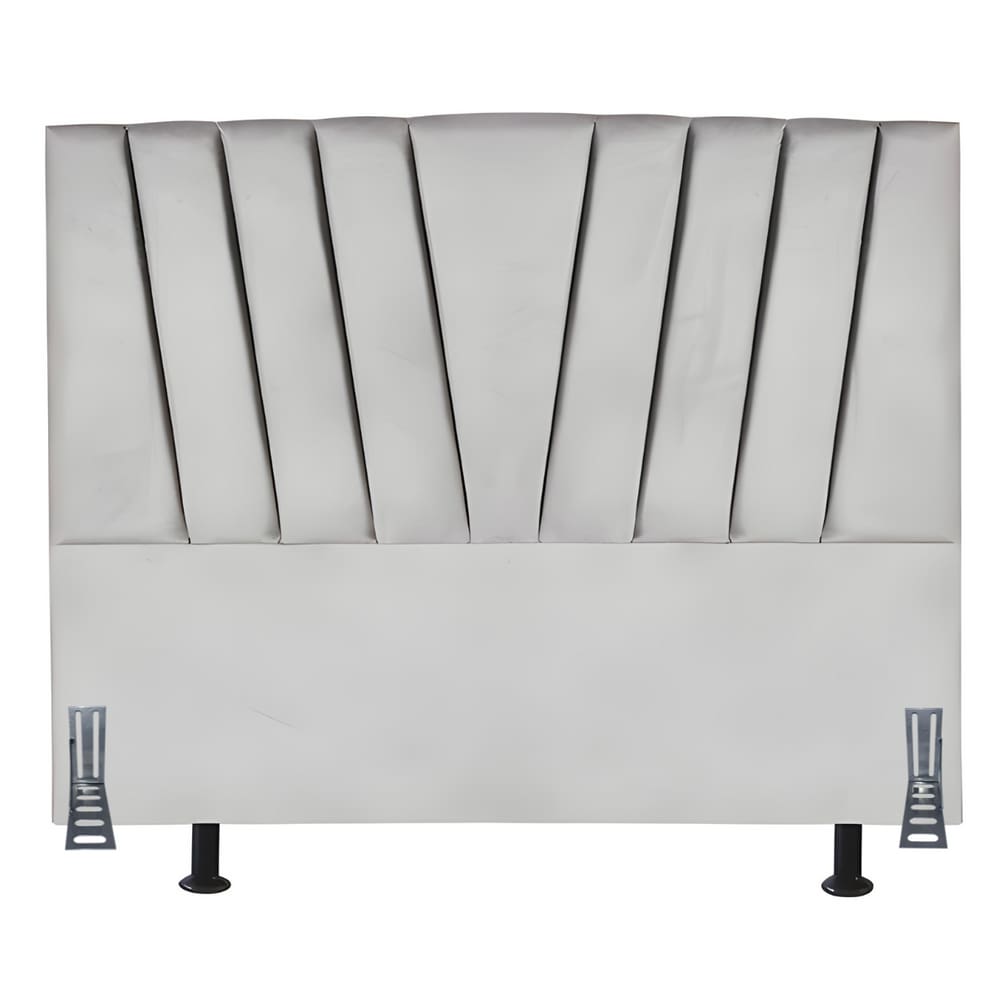 Cabeceira Estofada Solteirão 100 cm Safira em Linho e Frame