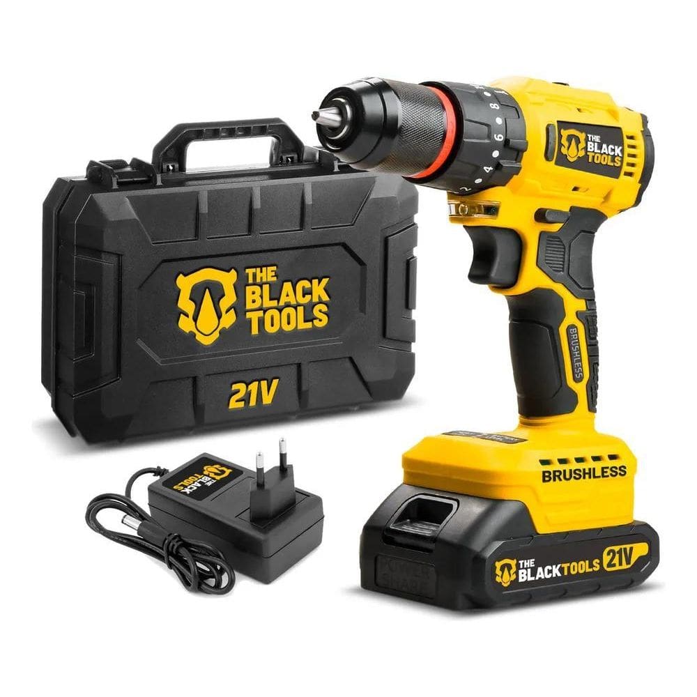 Furadeira E Parafusadeira De Impacto Brushless A Bateria 21V