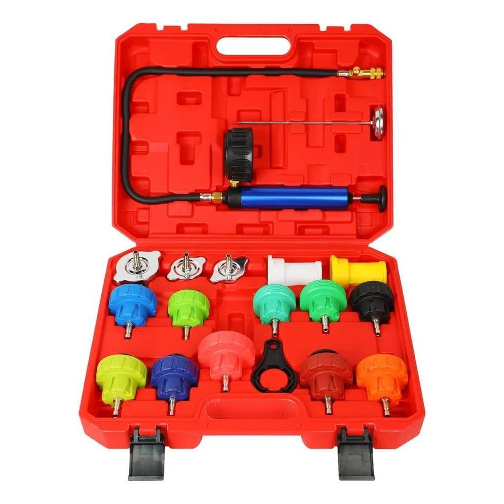 2X Kit Teste Arrefecimento Radiador Comum Selado 18 Peças