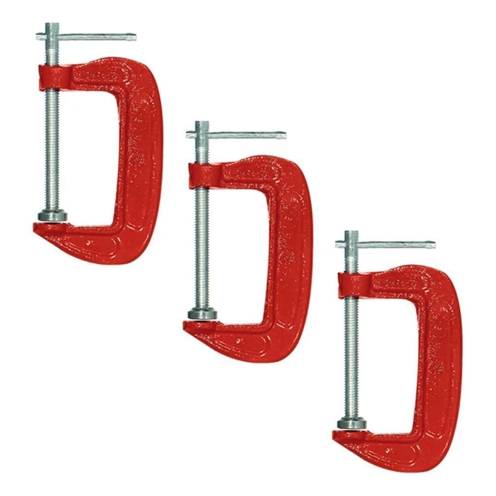 2X Grampo Tipo C Sargento 3 Unidades 3 Polegadas 100Mm