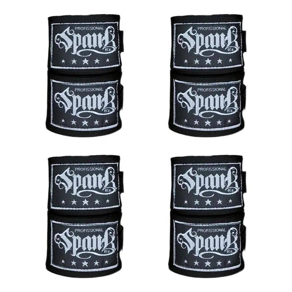 2X 4 Pares De Bandagem Atadura Elástica Muay Thai Ou Boxe 5M