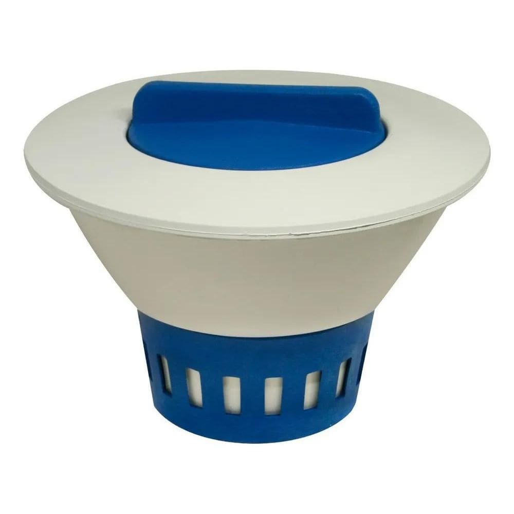 2X Clorador Flutuante Margarida Para Pastilha Cloro Piscina