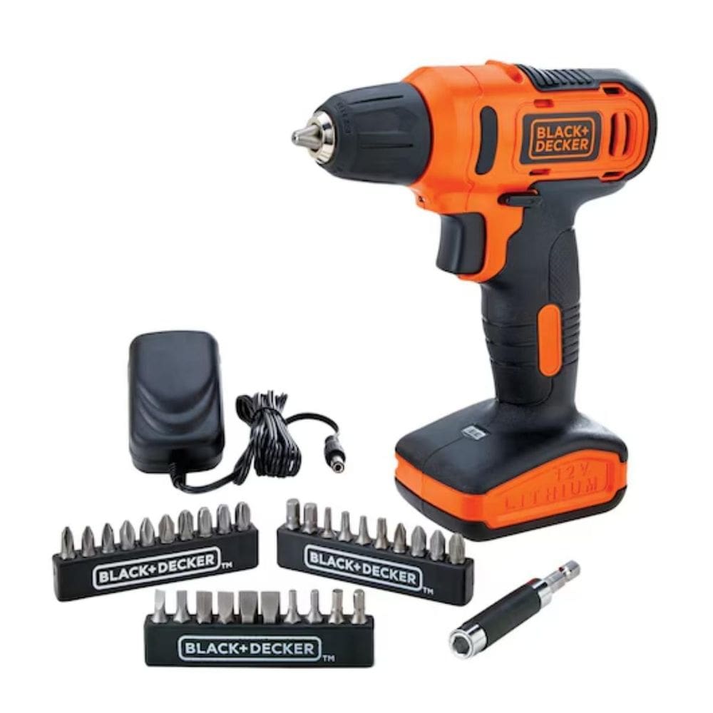 Parafusadeira 12V B&D Maleta 31 Acessórios Ld12Sc-Br