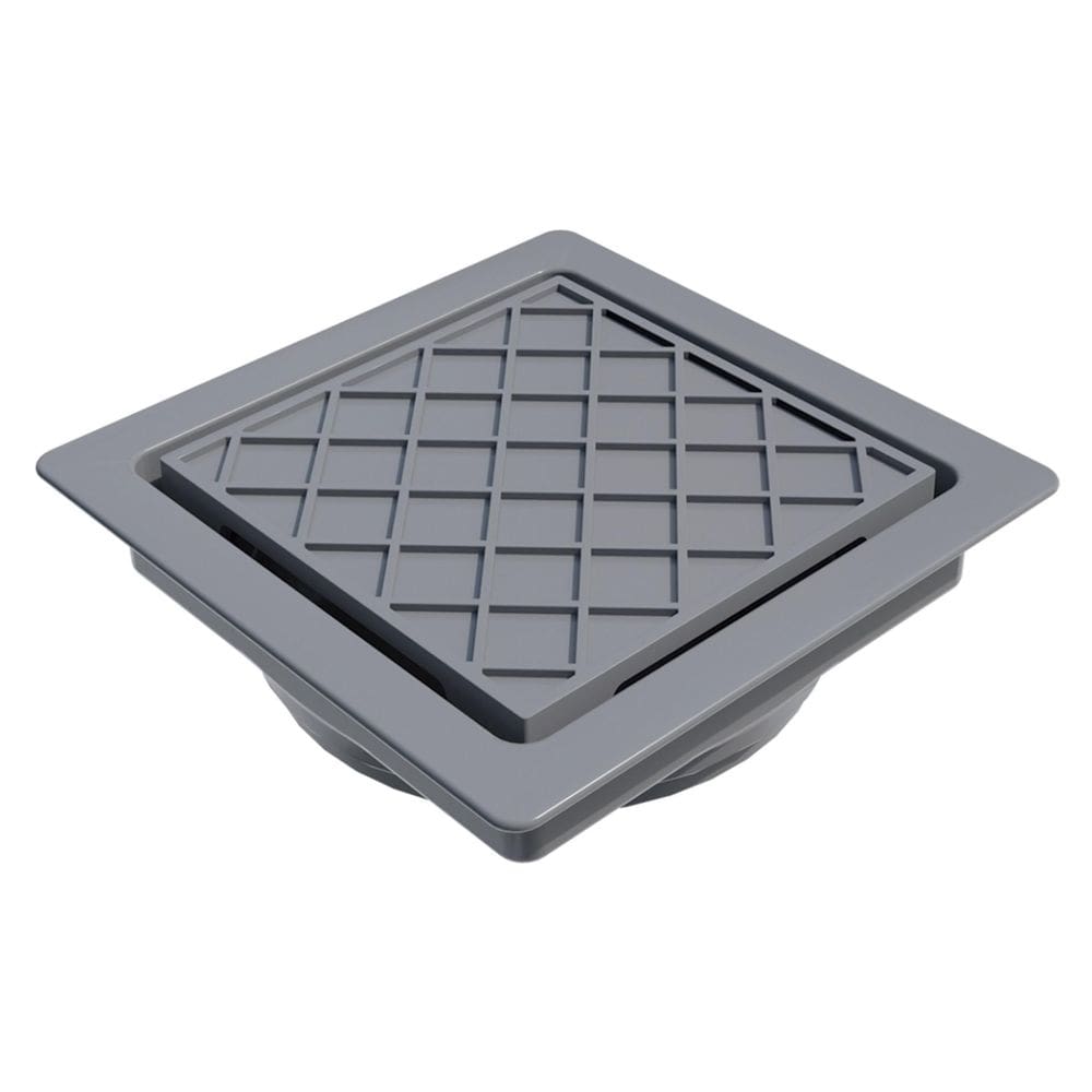 Ralo Oculto Tampa Invisível Quadrado Em Pvc 10 X 10 Novii