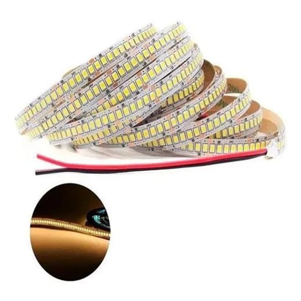 2X Fita Led 2835 5M 240 Leds/M - 1200 Leds Cor Da Luz Branco