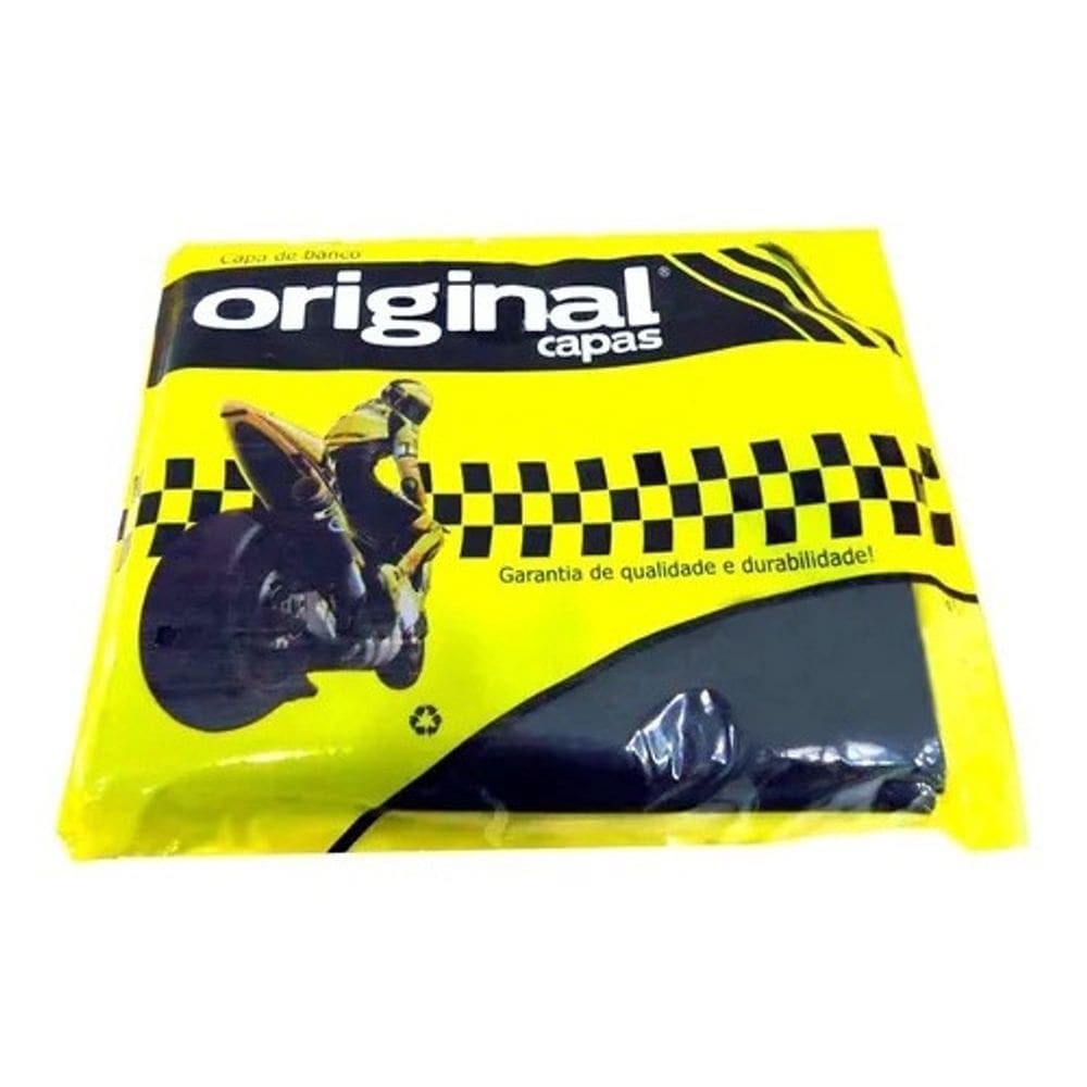 Capa Banco Moto Nxr Bros 125 150 2003 A 2008 Preta