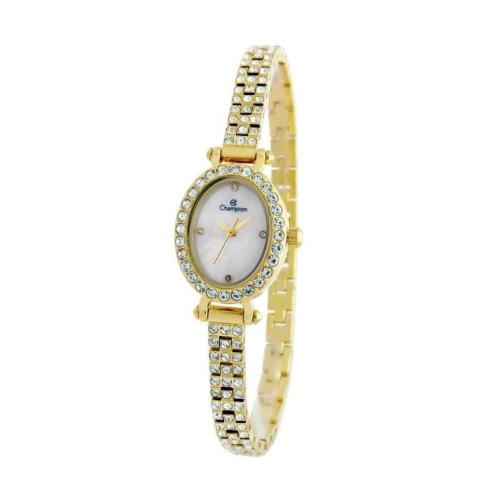 Relógio Champion Feminino Ref: Cf24822H Oval Bracelete