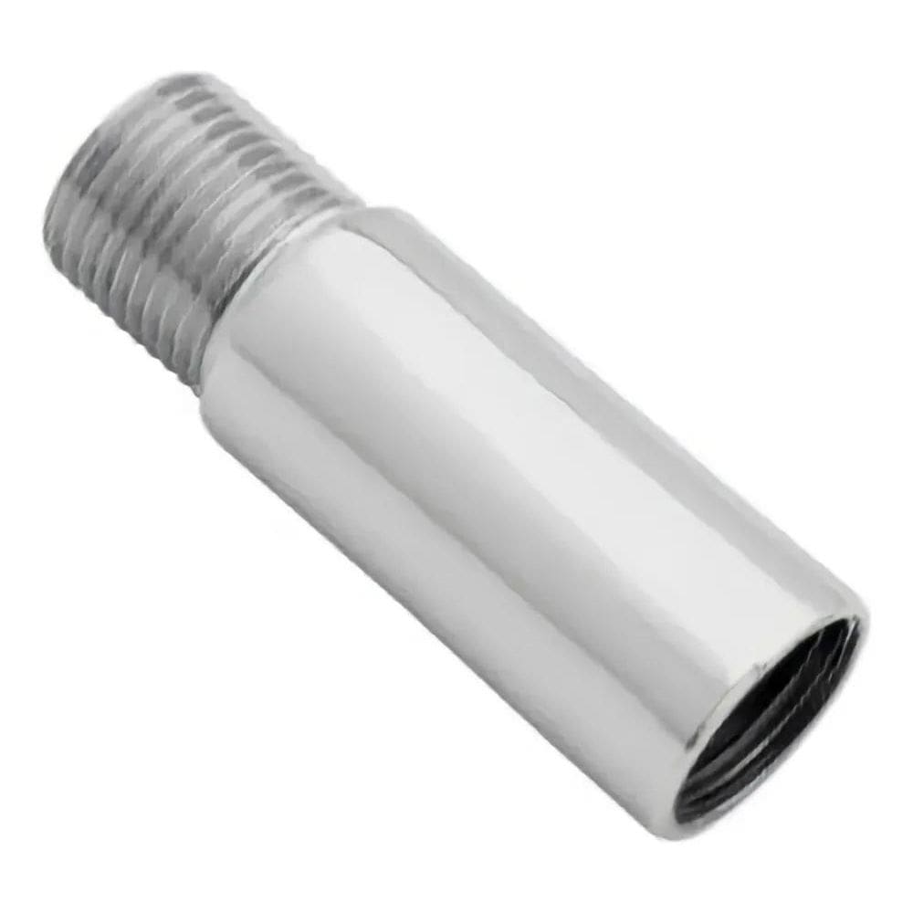 2X Alongador Prolongador Extensor Torneira 6Cm Metal Cromado