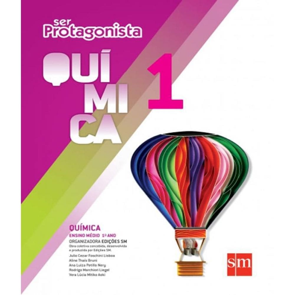 Livro Ser Protagonista - Quimica - 1 Ano - Em - 02 Ed