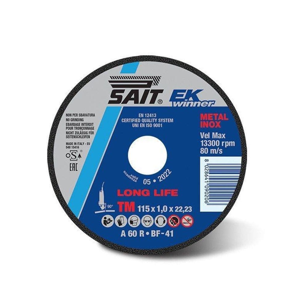 Disco De Corte Inox 115 X 1,0 X 22,2Mm A60R - Sait