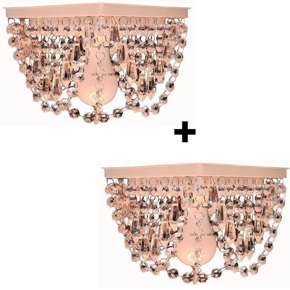 Lustre cristal acrílico | Kit 2 lustres | Design moderno