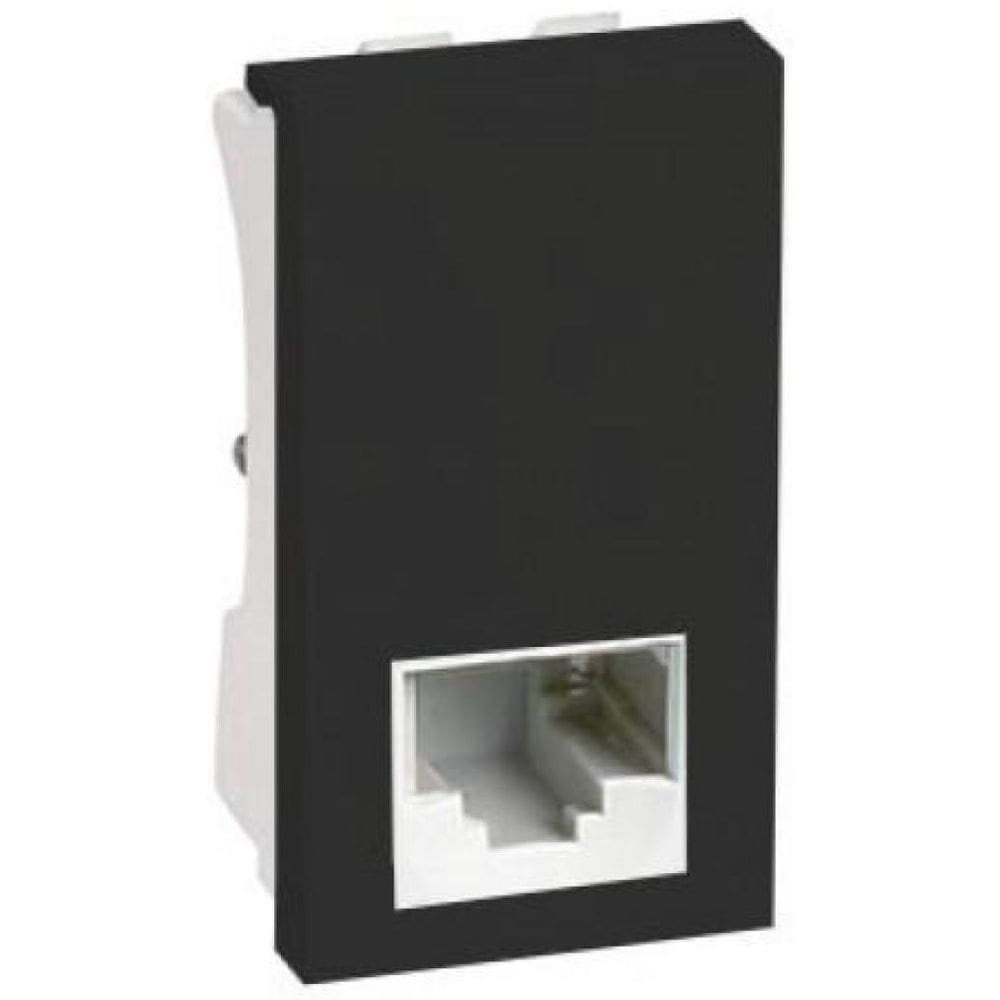 Modulo Entrada Rj45 Cat5 - Recta Grafite Satin Fosco