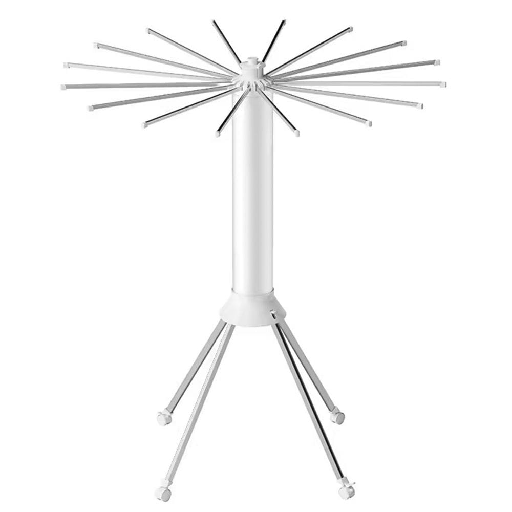 Varal Chao Retratil 2 Andares Robo 360 Graus Portatil Rodinhas Gancho Suporte Arara Cabide Seca Toalha Lençol Meia Pano