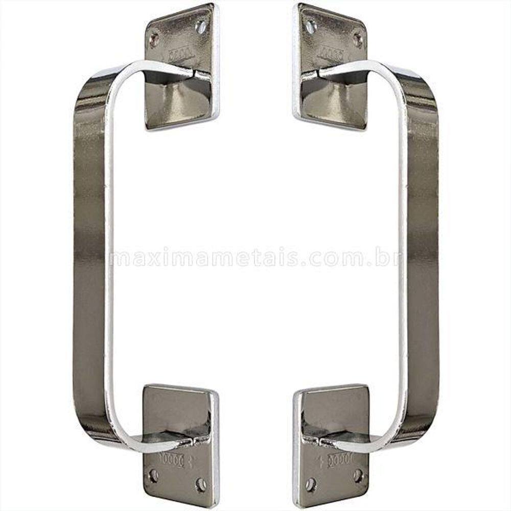 Puxador Duplo Rustico Colonial Porta Pivotante Ou Correr
