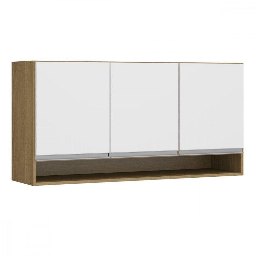 Armário Aéreo Para Cozinha 120 X 60 Cm Mdp 0451 Menu Móveis Branco