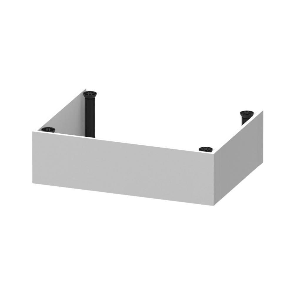 Kit Rodapé Para Paneleiro-torre Quente 62cm Veneza Com Pés Multimóveis Mp3730 Branco
