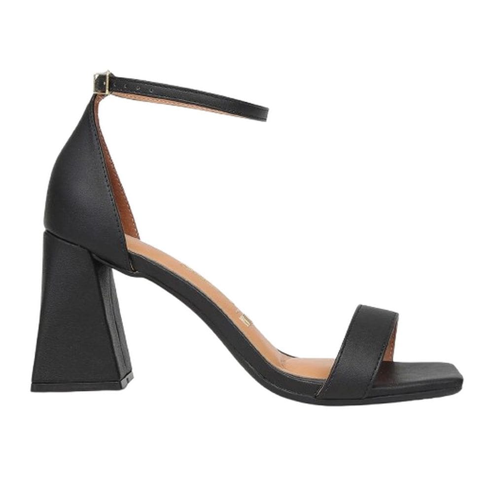 Sandália Feminina Vizzano Salto Bloco Fechada Atrás 6464.102