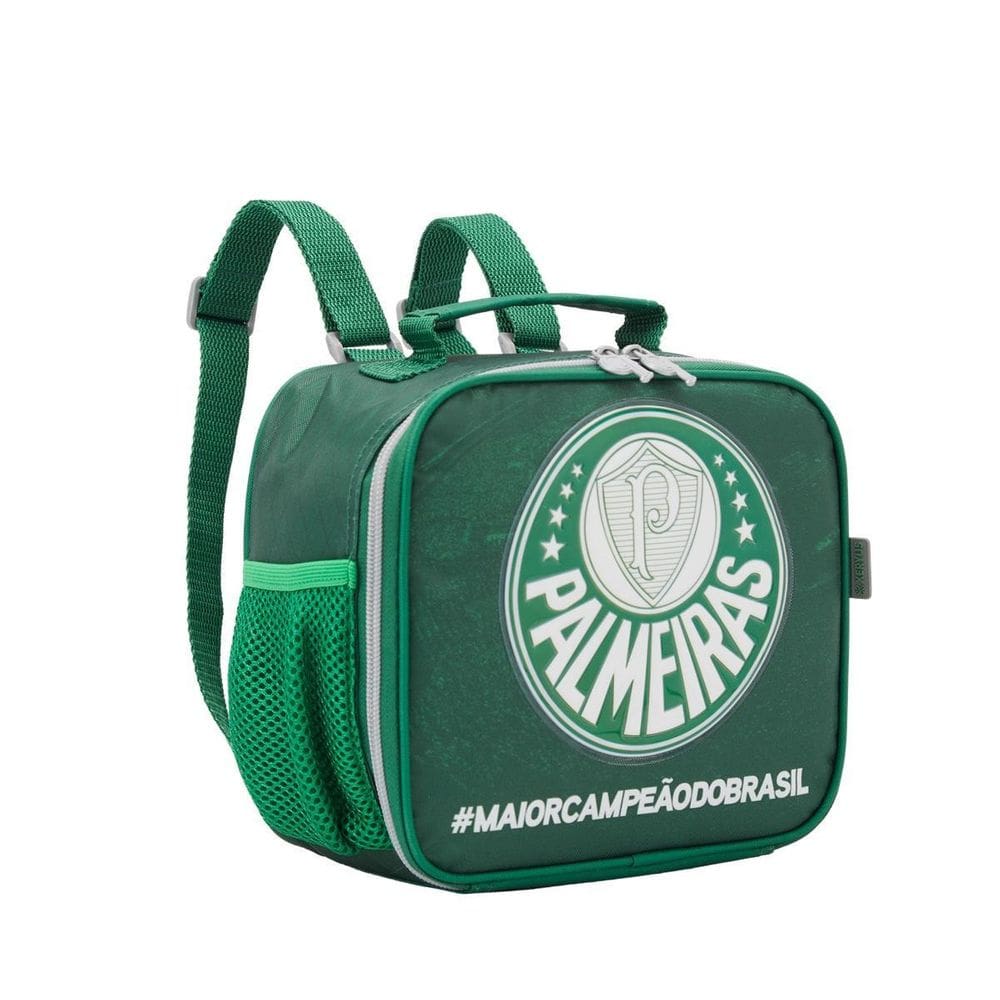 Lancheira Mochila Térmica Infantil Escolar Verdão