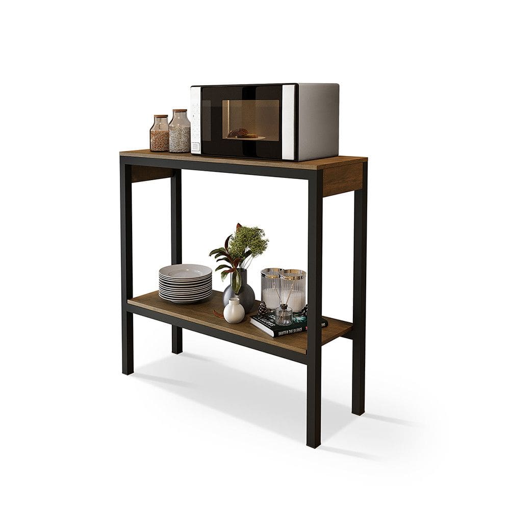 Aparador de Cozinha 2 Prateleiras para Micro-ondas KLM Store