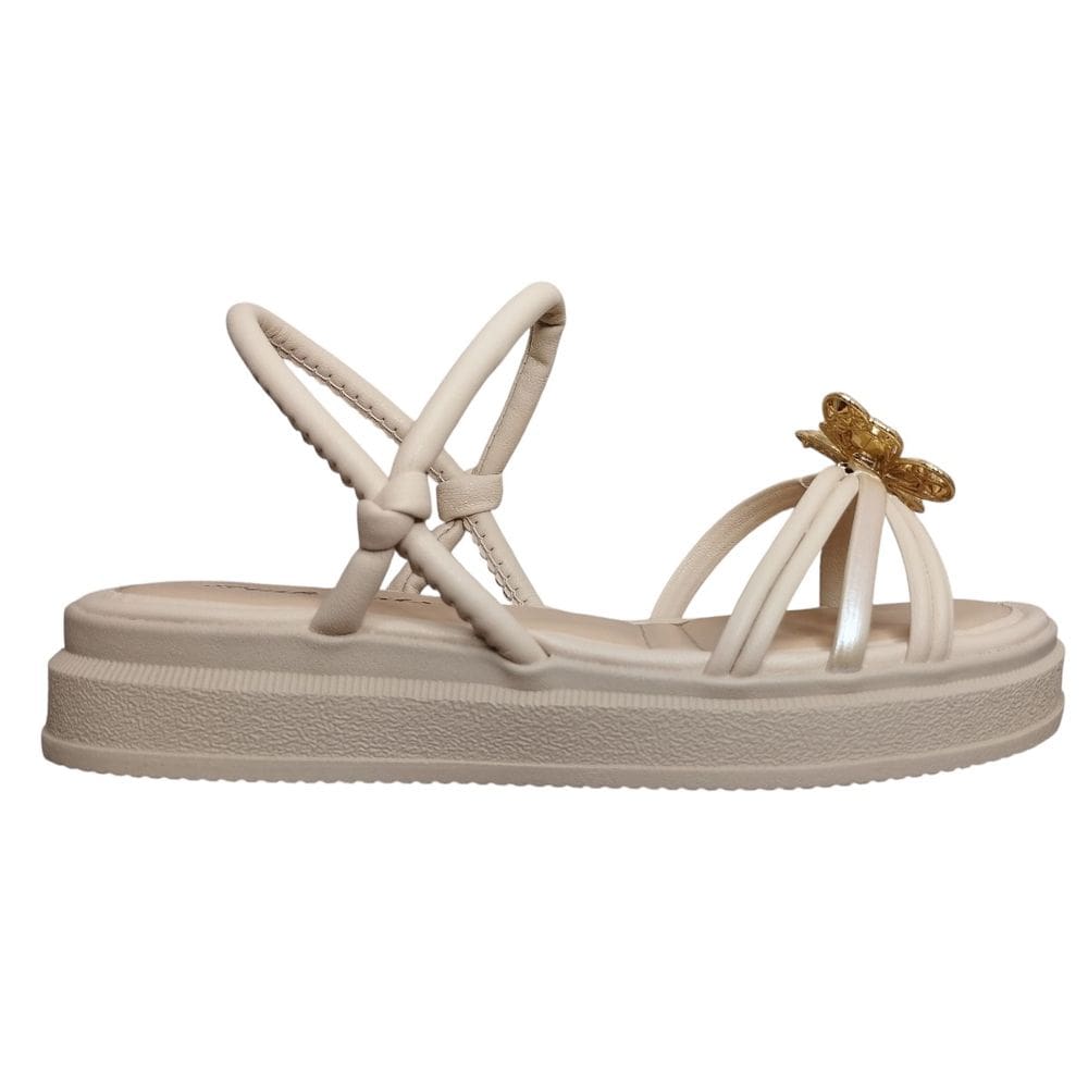 Sandalia Papete Brilho Meninas Pink Cats Borboleta V5875