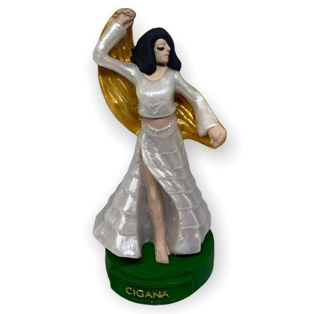 Escultura Cigana Em Resina 11 Cm Umbanda Candomblé