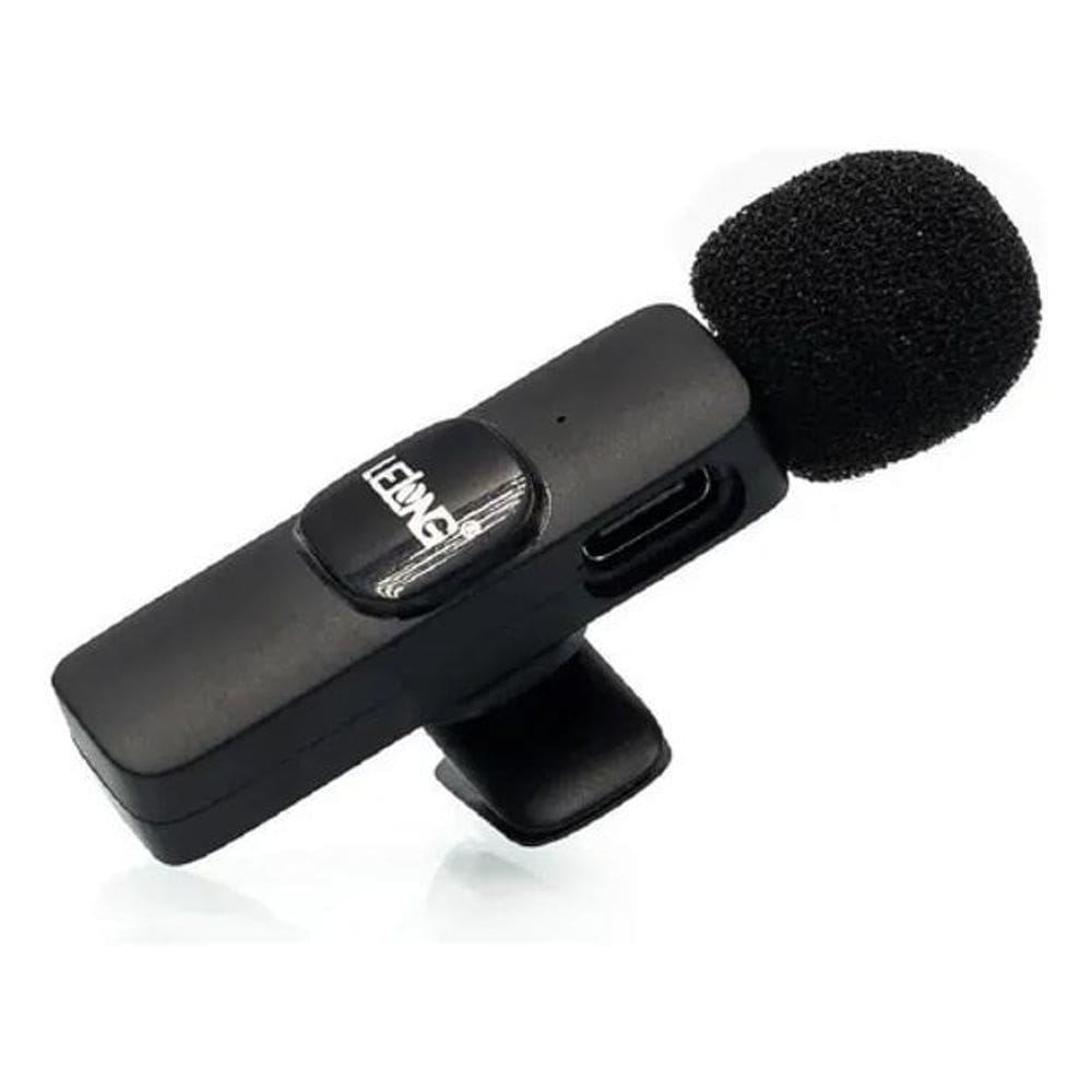 Microfone De Lapela Tipo C Com Captação Precisa