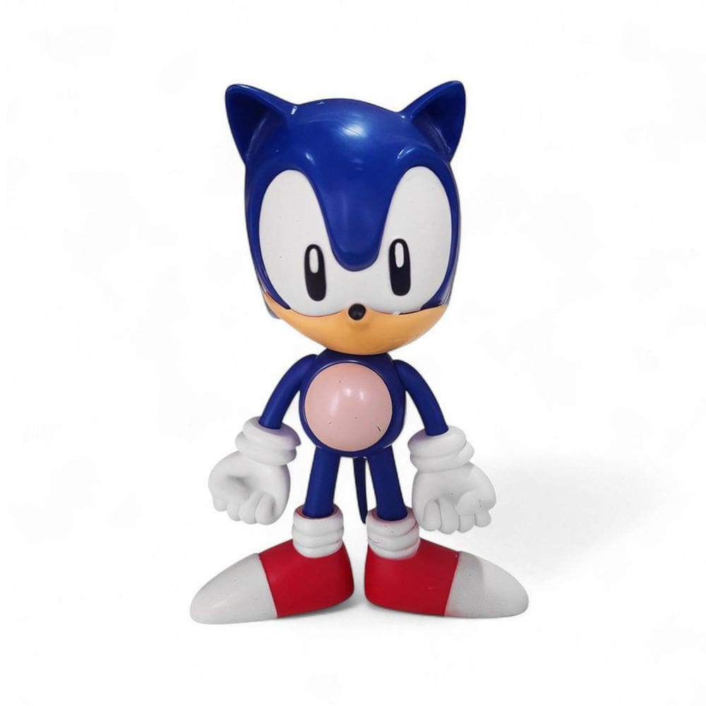 Sonic The Hedgehog Boneco 15Cm Articulado Azul Colecionável