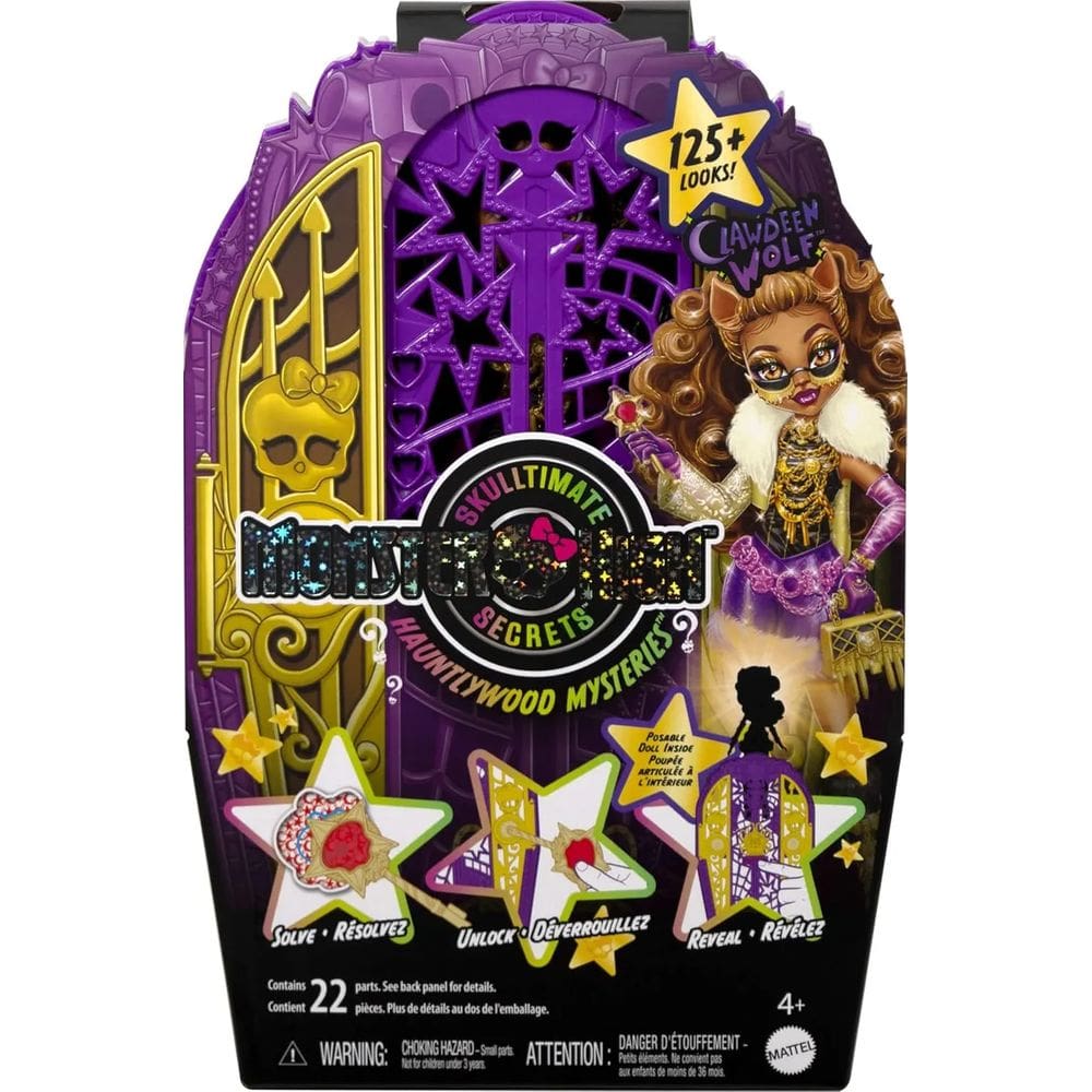 Monster High Boneca Skulltimate Hauntlywood Clawdeen Mattel