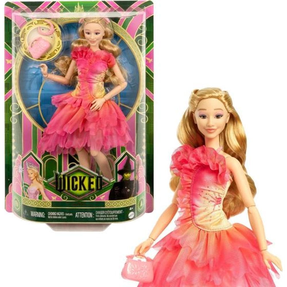 Boneca Glinda Com Cabelo Loiro E Roupa De Baile Wicked Hxt63 - Mattel HXT63